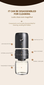 Portable Electric Coffee Grinder Journey Brew