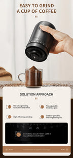 Portable Electric Coffee Grinder Journey Brew